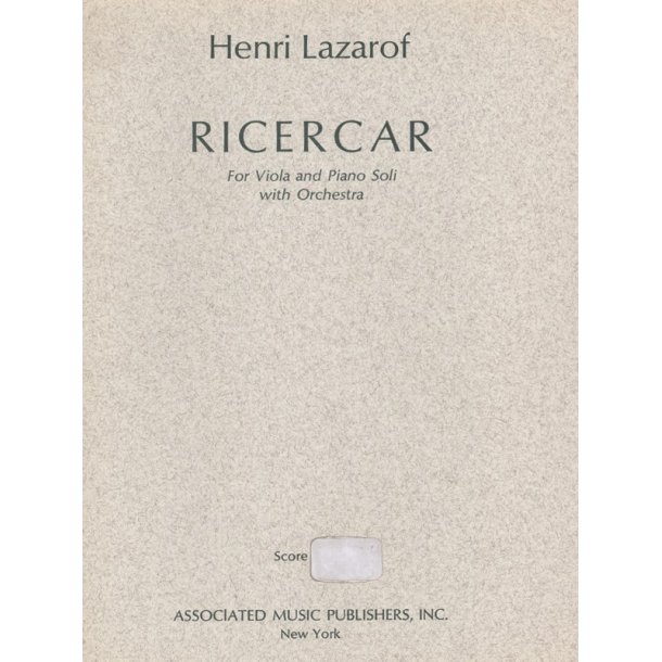 Ricercare (1968)