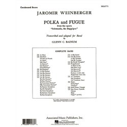 Polka & Fugue Concert Condensed Score From Schwanda The Bagpiper