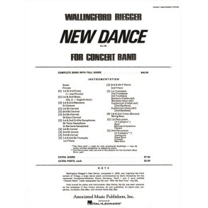 New Dance for Band, Op. 18b (finale)