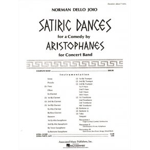 Satiric Dances  Concert Band Full Score