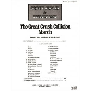 Great Crush Collision Mrch Scscore For Concert Band