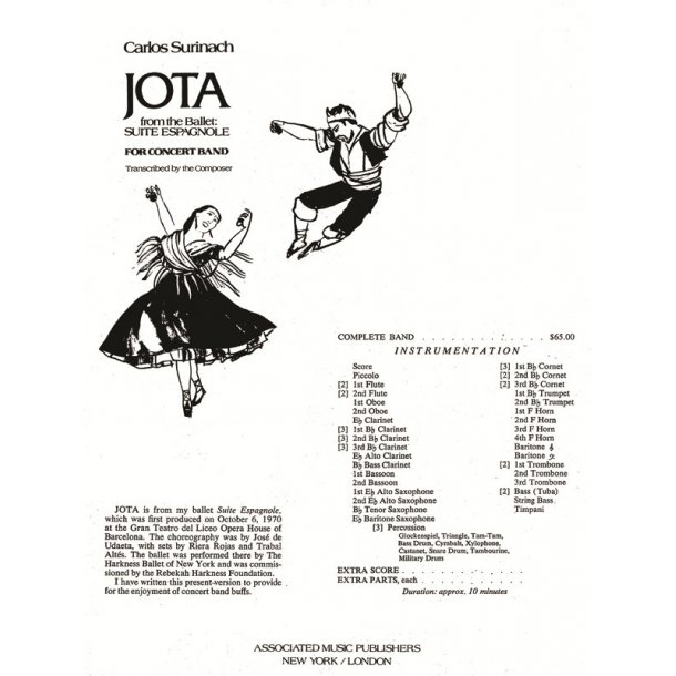 Jota - Full Score