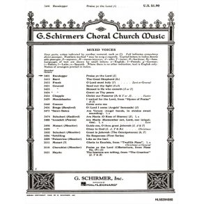 Praise Ye The Lord 150th Psalm  Soprano Solo