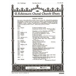 Silent Sea W/Pno Or Org