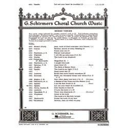 Let Not Your Heart Be Troubled  Soprano Solo Organ