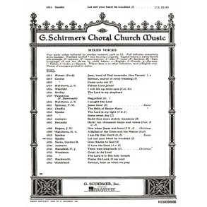 Let Not Your Heart Be Troubled  Soprano Solo Organ