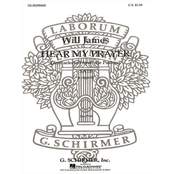 Hear My Prayer  A Cappella Selected From Psalms