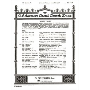 Jesus Our Lord We Adore Thee Piano A Cappella