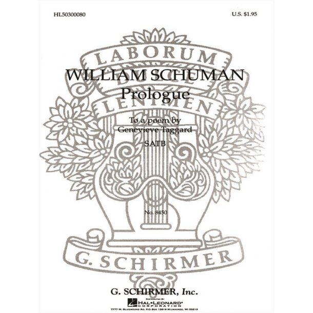 Prologue To A Poem - /Pno By Genevieve Taggerd