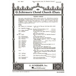 Here Yet Awhile  From St. Matthew Passion  With Organ