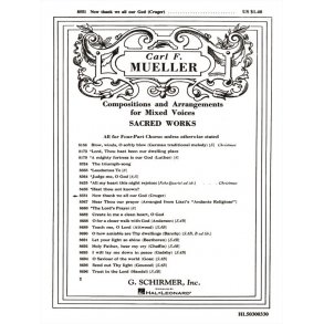 Now Thank We All Our God Organ, Piano Accompaniment