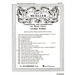 Create In Me A Clean Heart O God  Organ