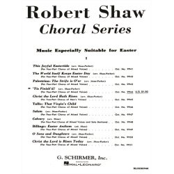 Tis Finish'd   A Cappella