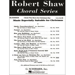 Christ Was Born On Christmas Day With Soprano And Baritone Solo, A Cappella