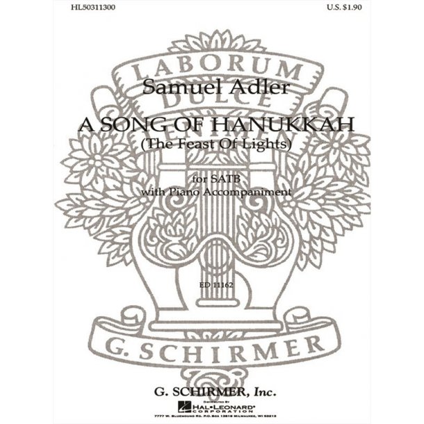 Song Of Hanukkah Feast Of Lights