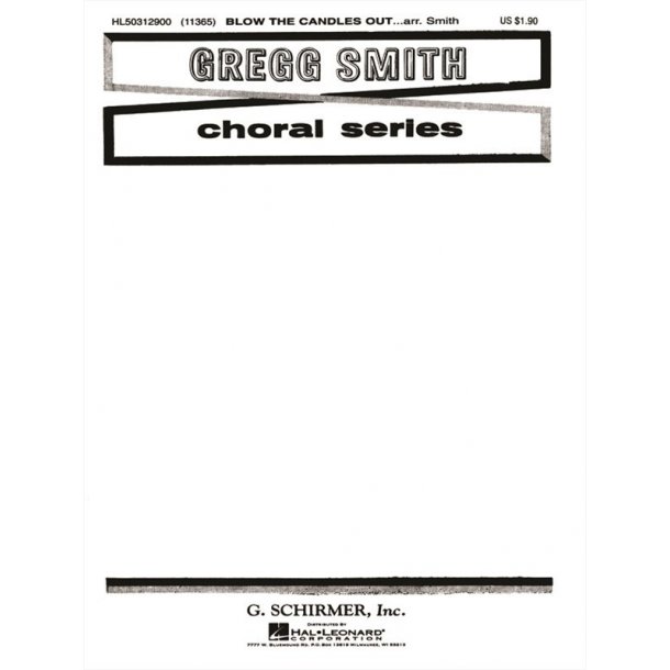 Blow The Candles Out  A Cappella