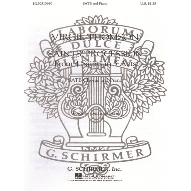 Saints Procession (From 4 Saints In 3 Acts)