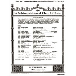 New Heart Will I Give You - (TTBB With Piano Or Organ)