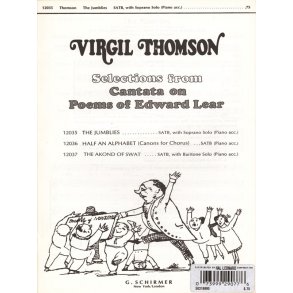 Jumblies W/soprano Solo & Piano Accompaniment