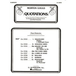 Hallelujah Amen  From Quotations SSAATTBB With Orchestra