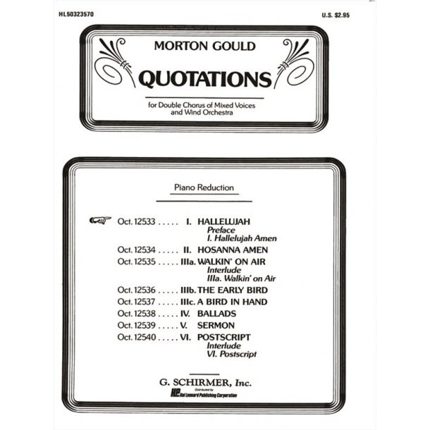 Hallelujah Amen  From Quotations SSAATTBB With Orchestra