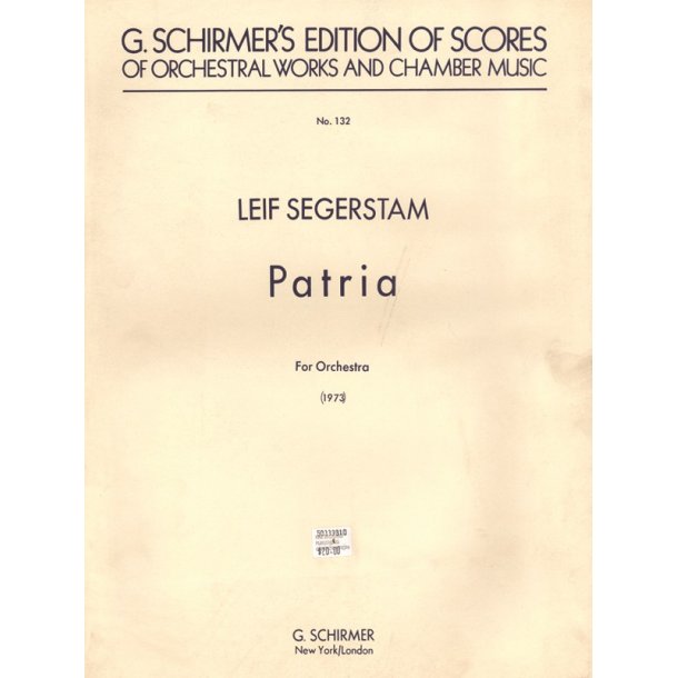 Patria for Orchestra (1973)