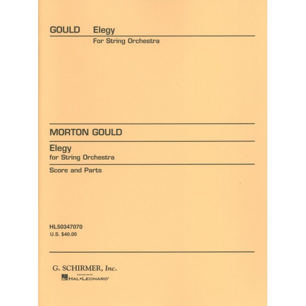 Elegy for String Orchestra