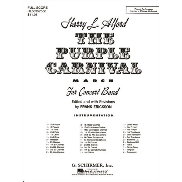 Purple Carnival Bd Full Sc March