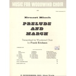 Prelude And March - Full Score