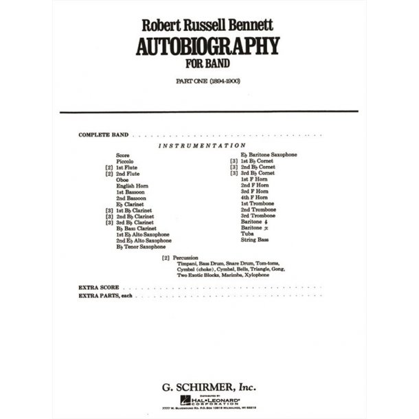 Autobiography Part 1