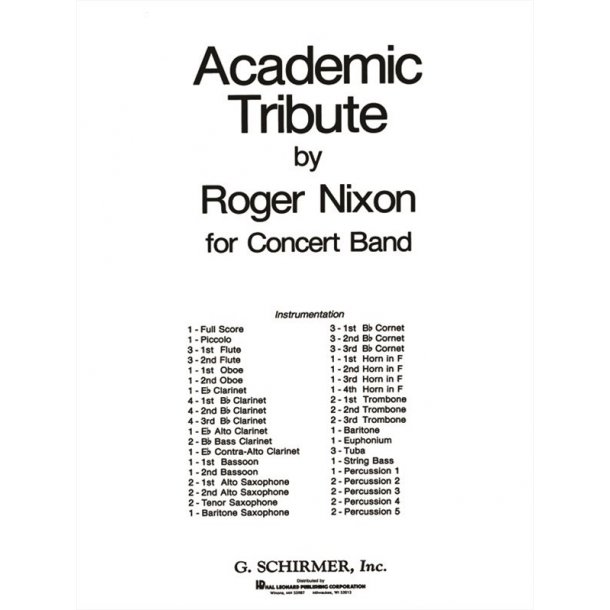 Academic Tribute Band Score