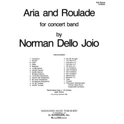 Aria & Roulade Score Con Band