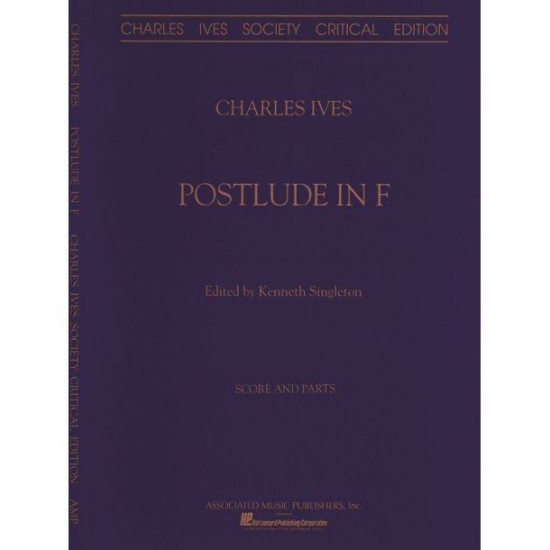 Postlude In F Orchestra Sc&Ptcritical Edition