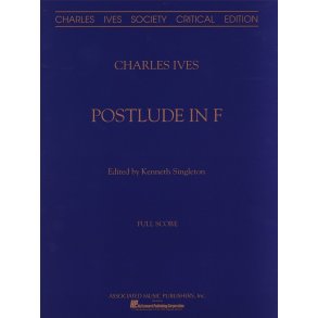 Postlude In F Orch   Score Critical Edition