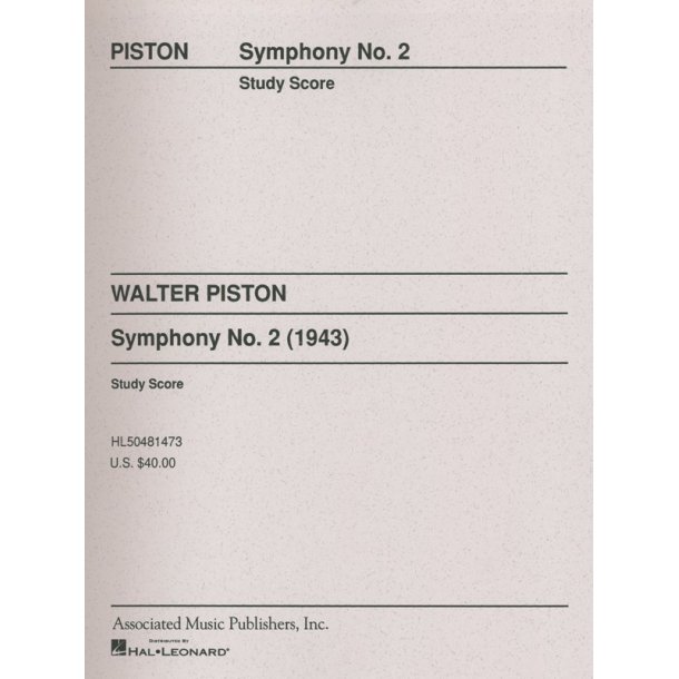 Symphony No2 Study Score