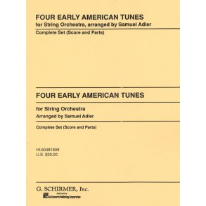 Four Early American Tunes Set String Orchestra Sc & Pts