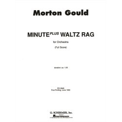 Minute Plus Waltz Rag Full Score