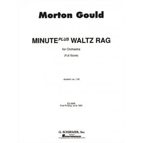 Minute Plus Waltz Rag Full Score
