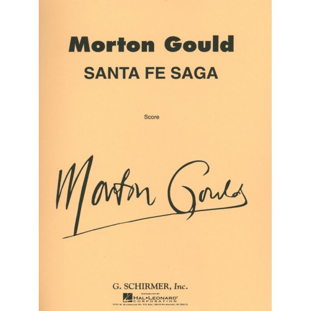 Santa Fe Saga For Concert Band Full Score