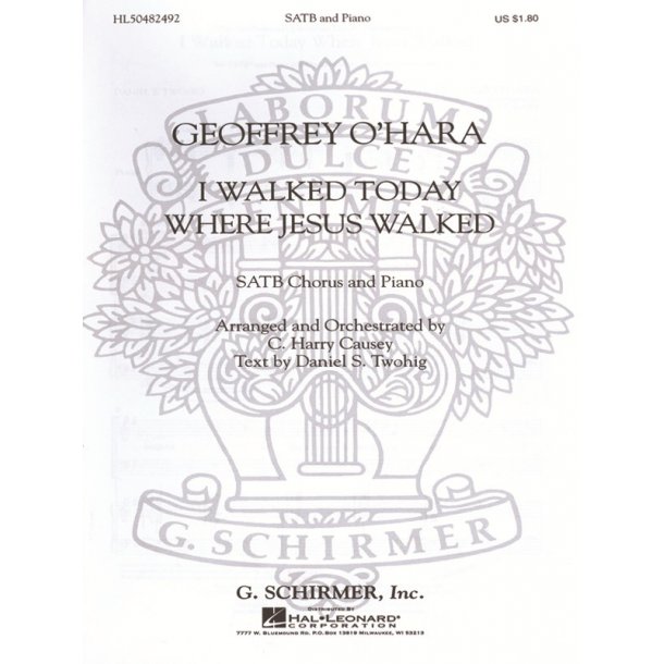 I Walked Today Where Jesus Walked