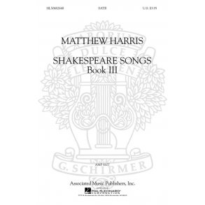 Matthew Harris: Shakespeare Songs Book 3