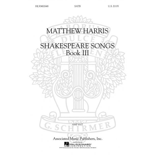 Matthew Harris: Shakespeare Songs Book 3
