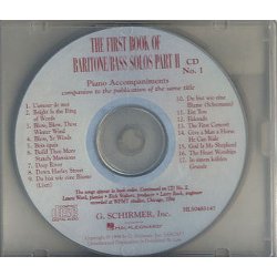 The First Book Of Baritone/Bass Solos Part 2 (2CD)