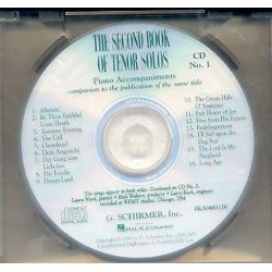 The Second Book Of Tenor Solos - Piano Accompaniments (2CD)