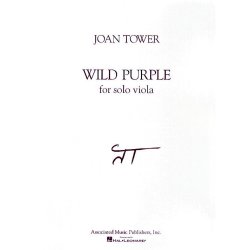 Joan Tower: Wild Purple For Solo Viola