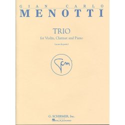 Gian Carlo Menotti: Trio (Score And Parts)