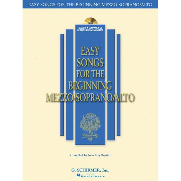 Easy Songs for the Beginning Mezzo-Soprano/Alto