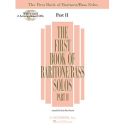 The First Book of Baritone/Bass Solos Book 2 (Bk/2CD)