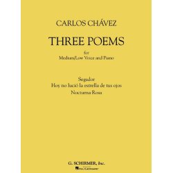 Carlos Ch&agrave;vez: Three Poems
