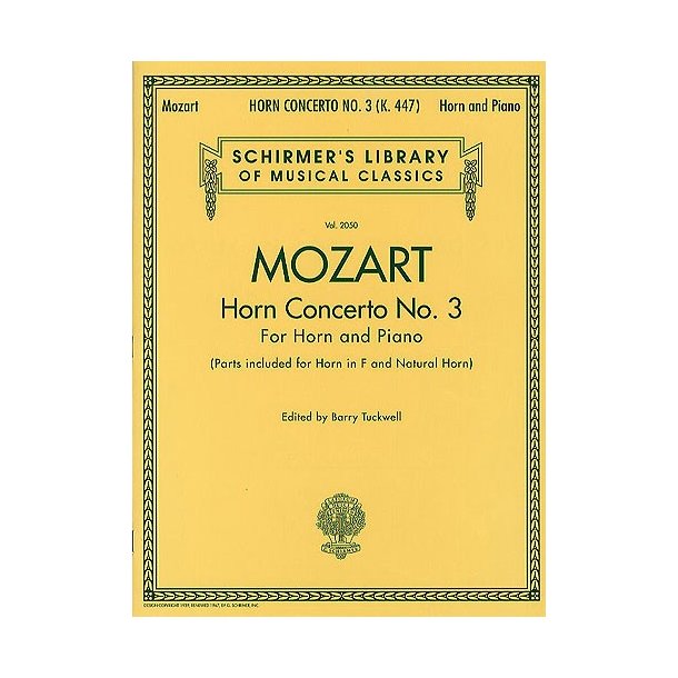 W.A. Mozart: Horn Concerto No.3